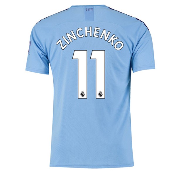 Camiseta Manchester City NO.11 Zinchenko 1ª Kit 2019 2020 Azul